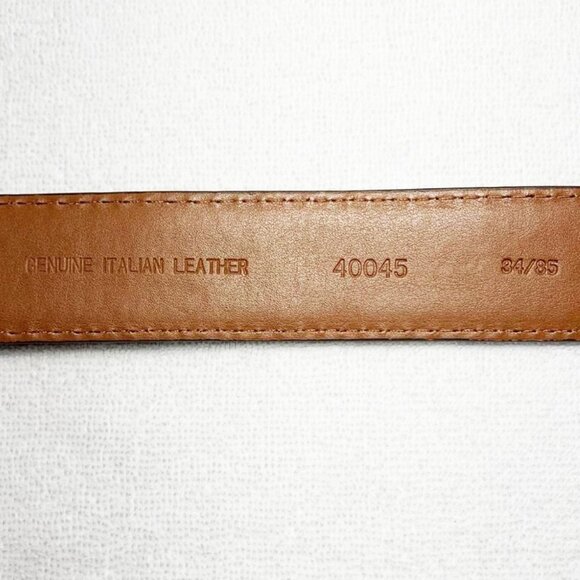 J CAMPBELL Leather belt with id buckle - Picture 5 of 7